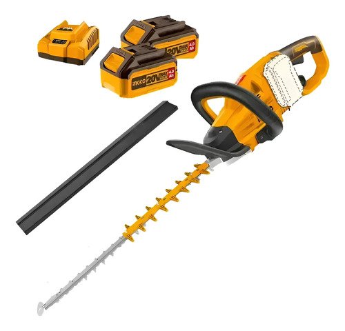 Corta Cerco 650mm 40v + Acc Ingco Brushless Chtli40028 Amarillo