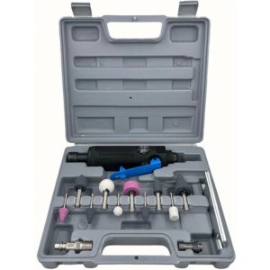 Amoladora Recta Neumatica Torno 6mm + Valija Piedras Nma730