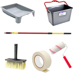 Kit Para Pintar 2 Rodillos + Balde + Bandeja + Extencible