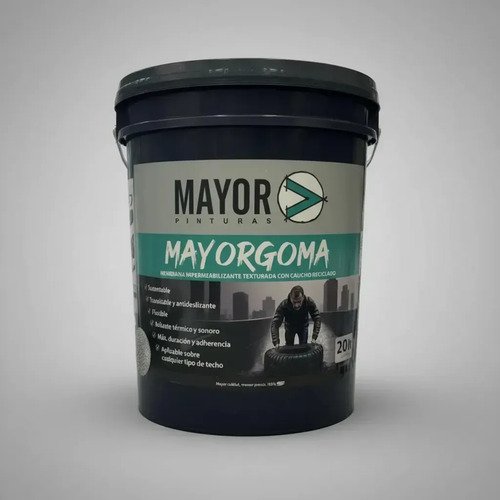 Membrana Impermeabilizante Con Goma De Caucho 20 Kg Acabado Mate Color Negro - Imagen 4