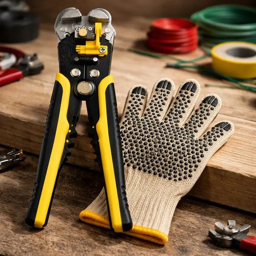 Pinza Pelacable Automática Autoajustable Profesional Crossmaster + Guantes - Imagen 2
