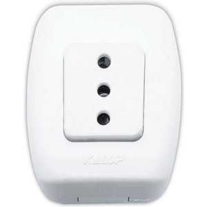 Enchufe Kalop Tekna Ks39672 Blanco Sobreponer 10a