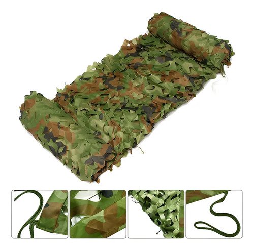 Malla Sombra Atrix De Camuflaje Para Decoración Con Protección Uv (3x2 M) Camuflado - Imagen 2