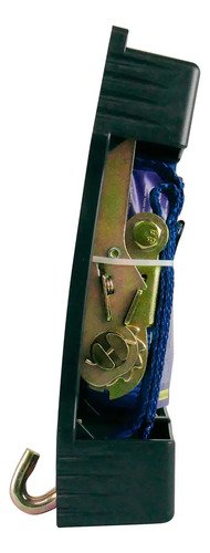 Cuerda De Remolque Fiat Azul De 9 M, Para Auto Y Camioneta, Con Ganchos - Imagen 2