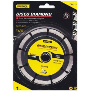 Disco Diamantado 4-1/2 Electroimporta Uyustools Mármol Cerámica Granito 115mm Amarillo