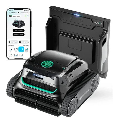Robot De Piscina Inalámbrico S2 Pro Piso Y Paredes Amarillo
