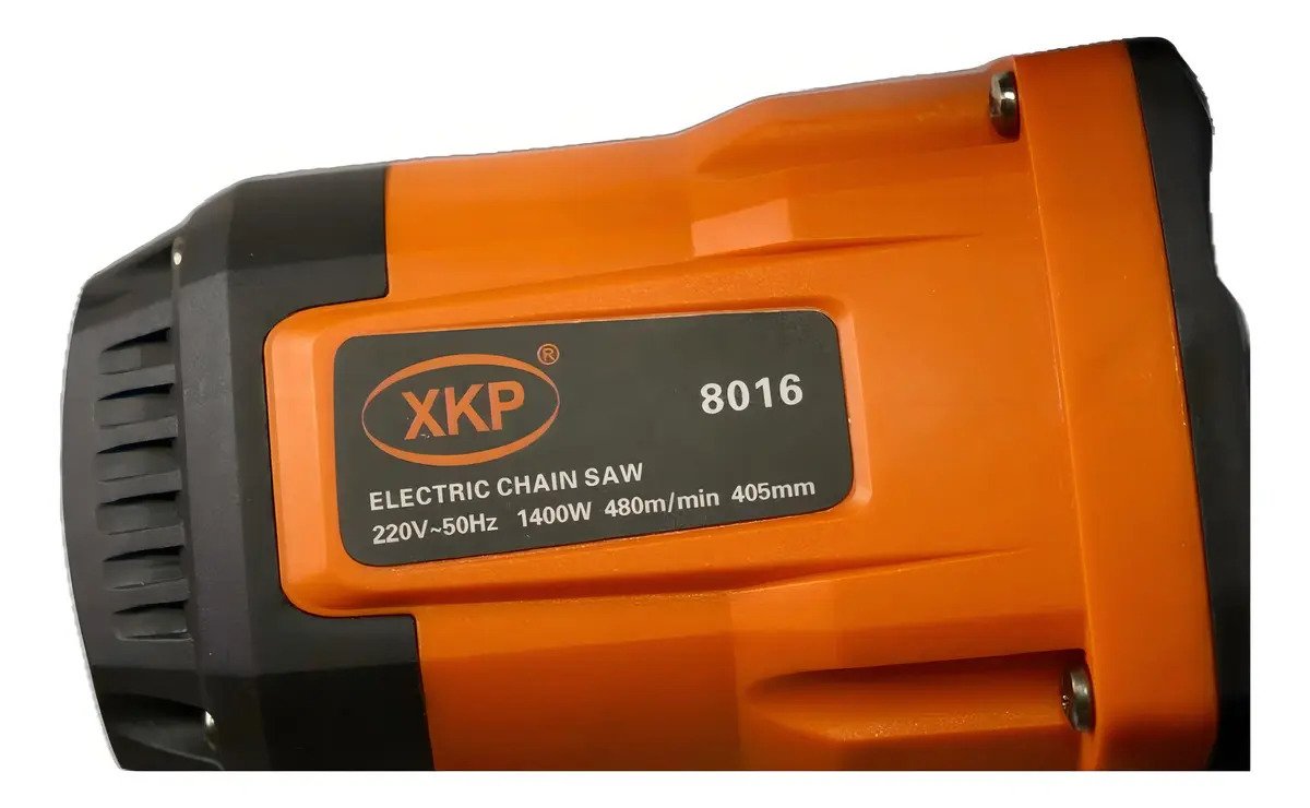 Motosierra Eléctrica 16 Plugadas 1400w 50hz Naranja 50 Hz - Imagen 4