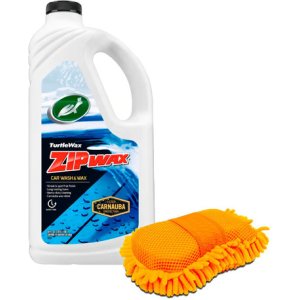 Shampoo Líquido Cymaco Zip Wax 1.89l Cera Carnauba + Esponja Microfibra