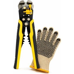 Pinza Pelacable Automática Autoajustable Profesional Crossmaster + Guantes