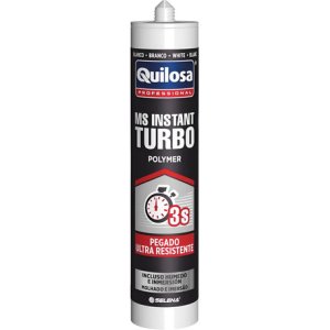 Adhesivo Quilosa Ms Instant Turbo Blanco Transparente