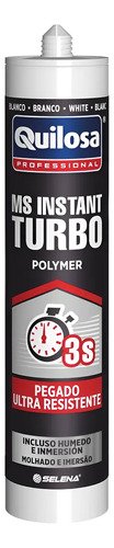 Adhesivo Quilosa Ms Instant Turbo Blanco Transparente