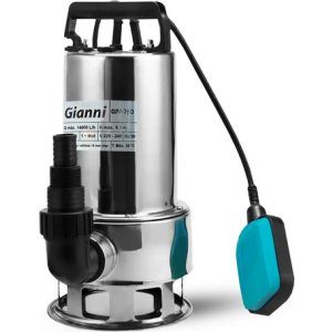Bomba De Desagote Gianni En Acero Inoxidable Para Agua Sucia