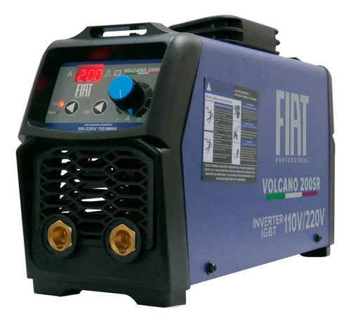 Soldadora Inverter Fiat Volcano200sr Azul Azul