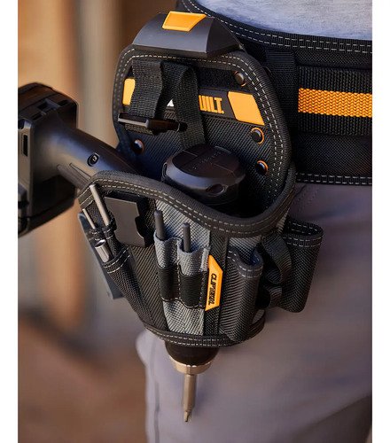 Bolsa De Herramientas Para Taladro 13 Bolsillos Toughbuilt Negro - Imagen 2