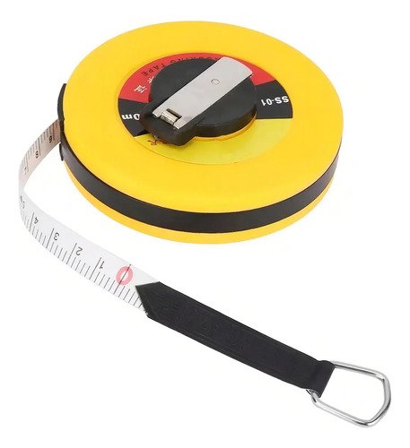 Cinta Métrica Asaki Ask-09502 30 Metros 1.3cm Retráctil Cm Mm