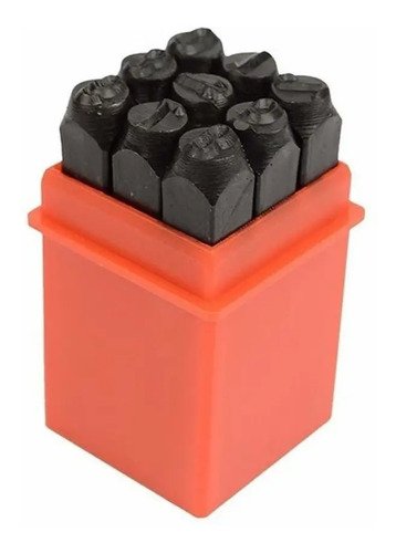 Numeros De Golpe Para Marcar 5 Mm 9 Piezas Punzones Acero - Imagen 6