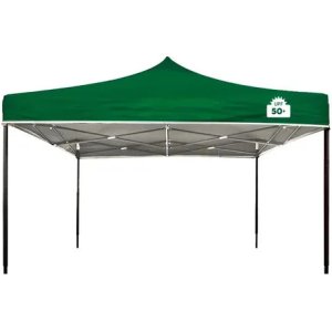 Gazebo 3 X3 Reforzado E Impermeable Filtro Uv 30 Color Verde Oscuro