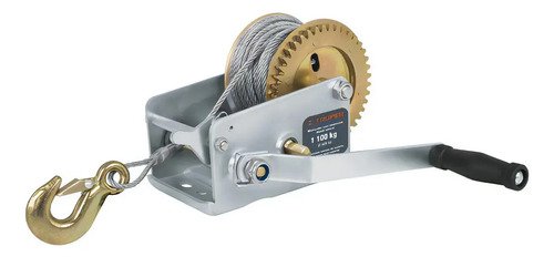 Malacate Con Manivela Con Cable Acero 9mts Manual 1100 Kg