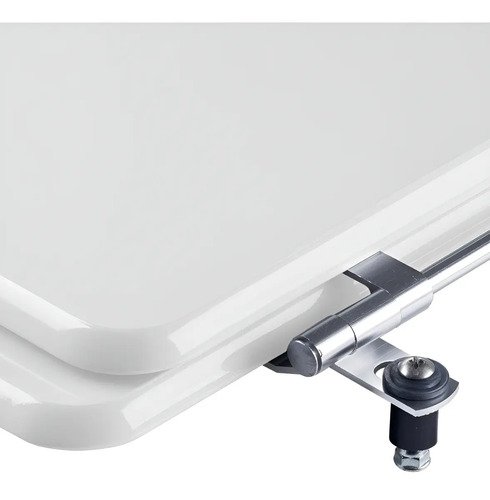 Cubierta Universal De Asiento De Inodoro De Mdf Blanca Blanco - Imagen 6