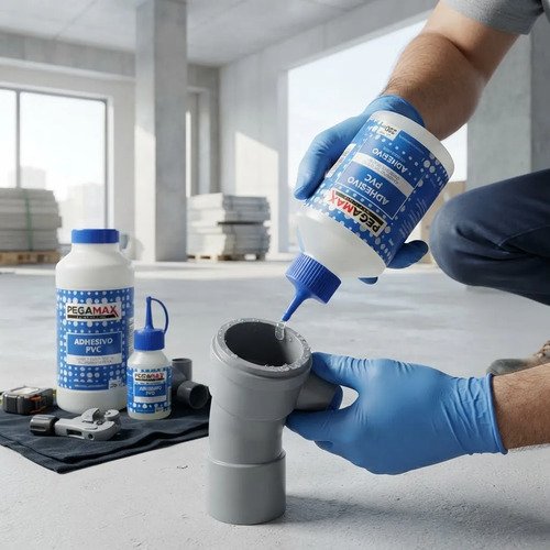 Cemento-adhesivo Para Pvc 1 Litro Pegamax - Imagen 3