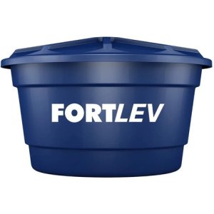 Tanque De Agua Fortlev 310l Polietileno Vertical Azul Protección Uv