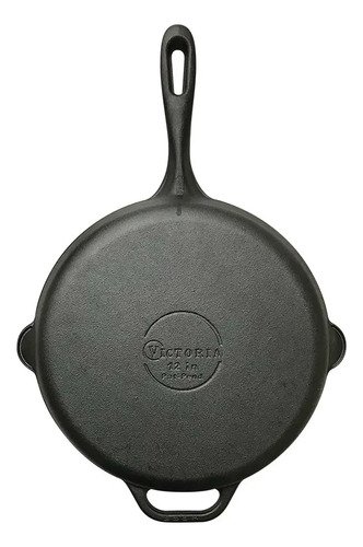 Sartén Hierro Curado 16.5cm (635) Ref.32395 Victoria Negro - Imagen 3