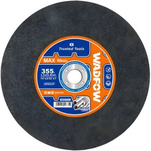 Disco Corte Sensitiva 14 PuLG X 2.5 Mm Wadfow Color Negro
