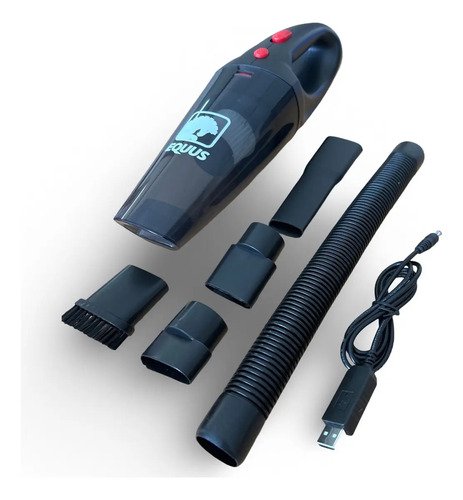 Aspiradora De Auto Equus A Bateria Negro - Imagen 2