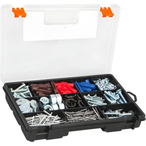 Organizador 10'' Con 13 Compartimentos Truper 10036 Color Negro