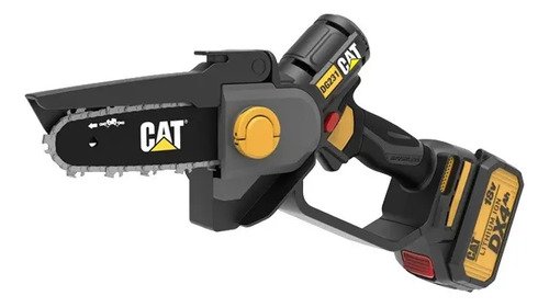 Minimotosierra Bateria Caterpillar + Bateria 4ah +cargador Amarillo - Imagen 4