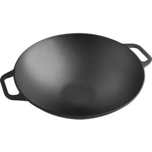 Sarten Wok 36 Cm/ 5.8 L Hierro Fundido Induccion Victoria Color Negro