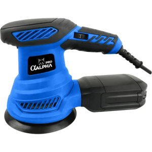 Lijadora Orbital De Palma Alpha Pro 240w 1/4 Hoja Azul 50hz/60hz