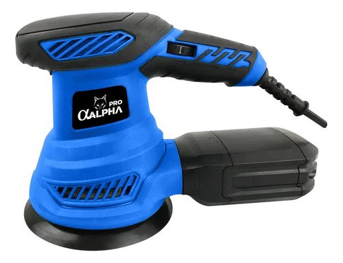 Lijadora Orbital De Palma Alpha Pro 240w 1/4 Hoja Azul 50hz/60hz