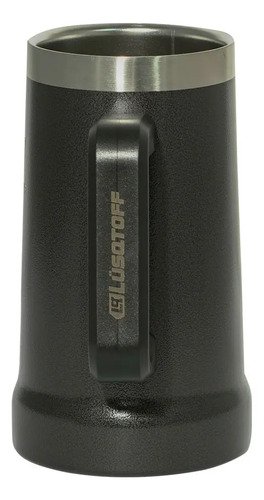Vaso Chopero Termico Lusqtoff 700 Ml Frio Caliente Acero Ino Color Negro - Imagen 2