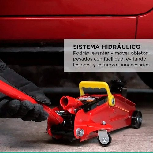 Crique Gato Hidraulico Carrito 2tn Taller Reforzado Valija - Imagen 2
