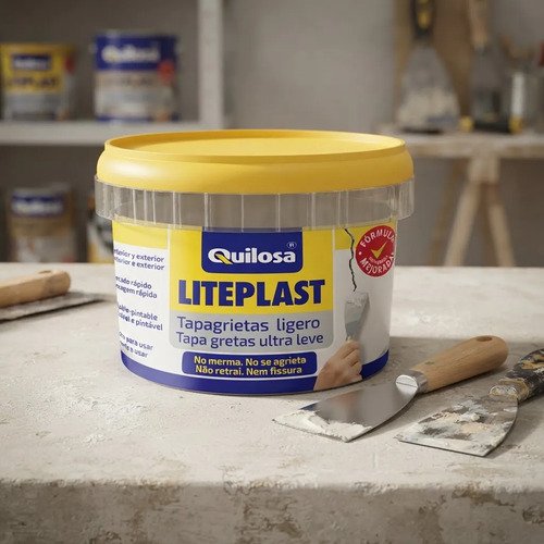 Masilla Sella Tapa Grietas Agujero Liteplast 250ml - Imagen 2