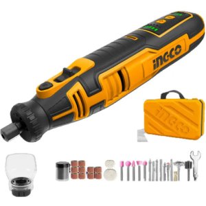 Mini Torno Tipo C Con Valija+ Accesorios Ingco Cmgli0801 Frecuencia 50/60