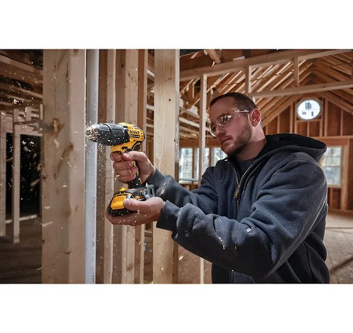 Taladro Percutor Atornillador Inalámbrico De 25.4mm Dewalt D Amarillo 60 - Imagen 3