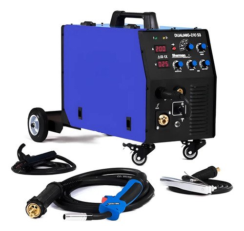 Soldadora Multiproceso Mig/mma/tig - Mig250-s3 - Tyt Azul