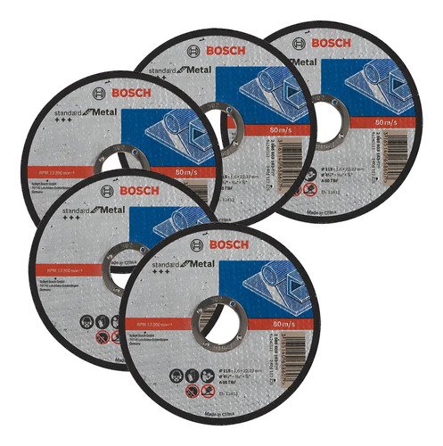 Amoladora Angular Bosch Gws 700 4-1/2'' 115mm 710w - Incluye 5 Discos Azul - Imagen 2