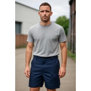 Bermuda Cargo Industrial Trabajo Uniformes Adultos Tyt