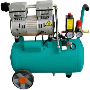 Compresor 30 Lts 750w 71l/min Sin Aceite Power Action