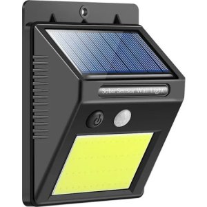 Lampara Farol Solar Foco 48 Led Sensor Movimiento Exterior ® Luz Blanco Neutro