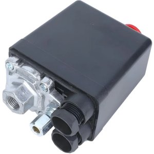 Presostato Compresor 1 Via Repuesto Control Automatico 220v Negro