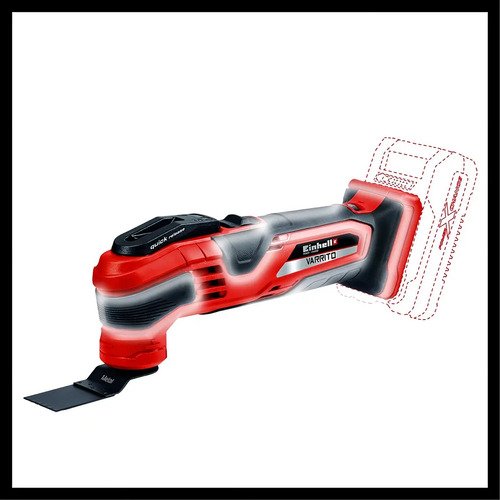 Sierra Einhell Varrito Multifunción Inalámbrica + Accesorios Rojo - Imagen 4