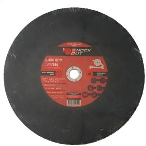 Disco Abrasivo De Corte 14 Pulgadas Knock Out (x5) Color Rojo