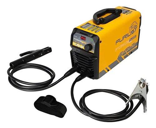 Soldador Inversor Furius Force 250a 110v/220v Fw 253 Color Amarillo