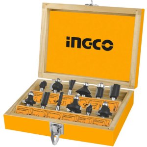 Ff Kit 12 Fresas Ingco 6 Mm Trompo Router Fresadora Akrt1201