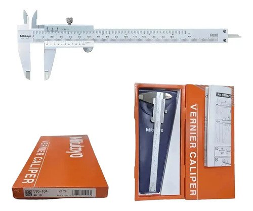 Calibre Mecánico Mitutoyo 530-104 Metal Rango 0.05-150mm Resolución 0.05mm - Imagen 7