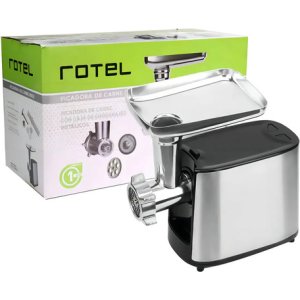 Picadora Carne Eléctrica Rotel N° 5 1400w Acero Inoxidable 3 Discos